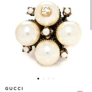 Authentic Gucci Pearl Ring